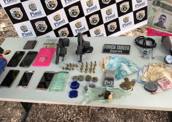 Preso suspeito de roubar arma de policial militar na zona Sul de Teresina
